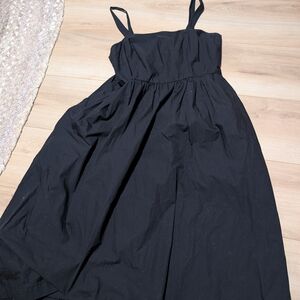 Chic Black Midi Dress- A New Day